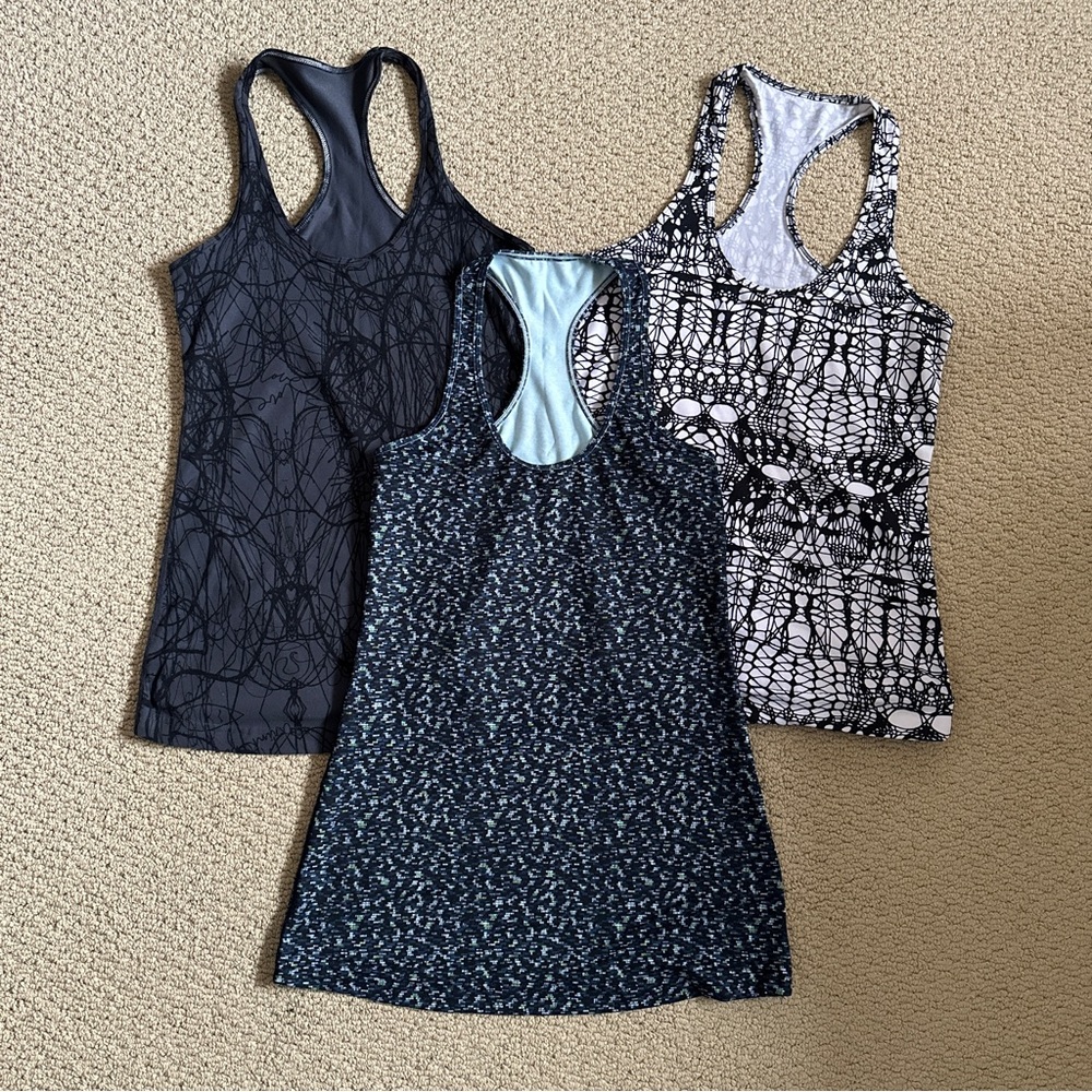 Lululemon Racerback Tank Tops Bundle Set